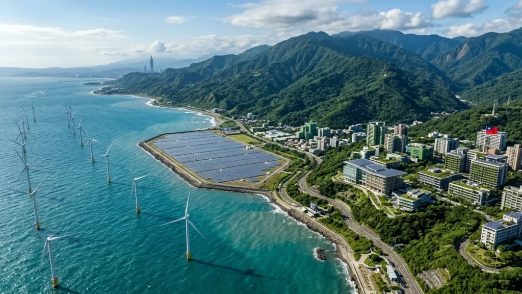 Transición ecológica y parques eólicos en Taiwán