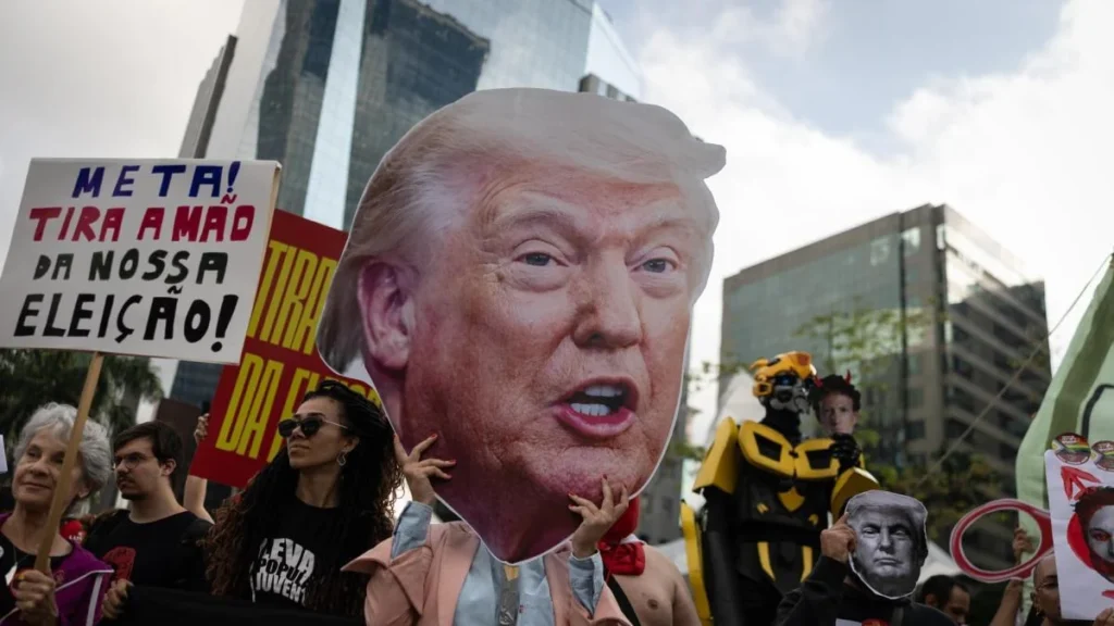 Manifestaciones políticas y campaña electoral en Brasilia