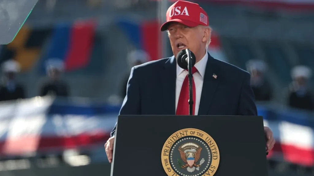 Donald Trump en instalaciones de su club de golf en Bedminster Nueva Jersey