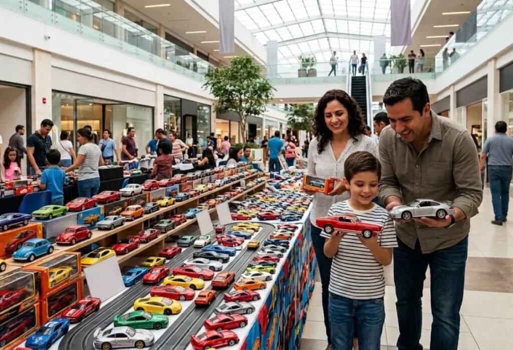 Vehículos de Fórmula 1, deportivos y clásicos a escala se exhiben en CityMall de Guayaquil