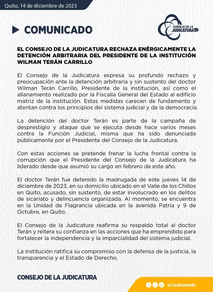 Operativo Metástasis se realizó este 14 de diciembre de 2023