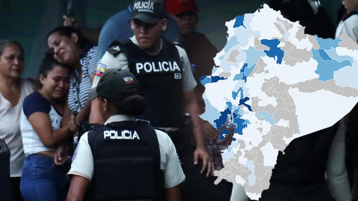 Ecuador cerró enero de 2025 con 781 muertes violentas, el mes más violento de la historia reciente del país.