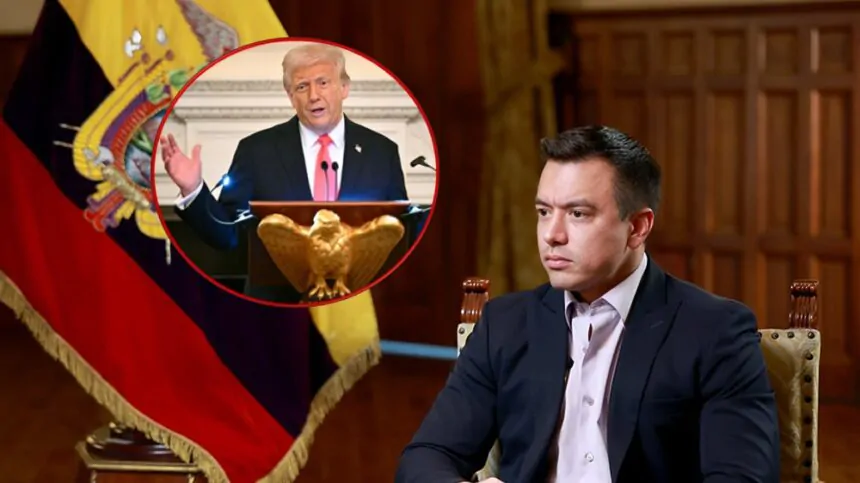 Daniel Noboa; Donald Trump