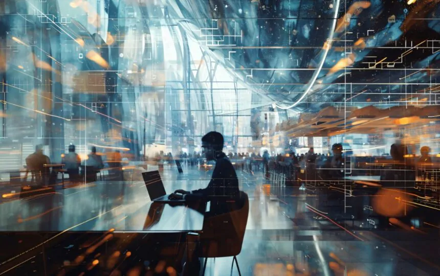 Smartphone Motorola con Moto AI mostrando funciones de inteligencia artificial en pantalla.
