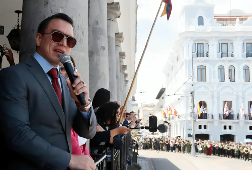 Gobierno Nacional advierte sobre traslado de sicarios para atentar contra el presidente Noboa y su equipo de trabajo.