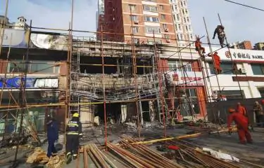 seguridad en edificios en China