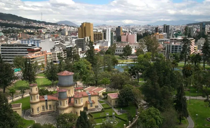 parque La Alameda en Quito
