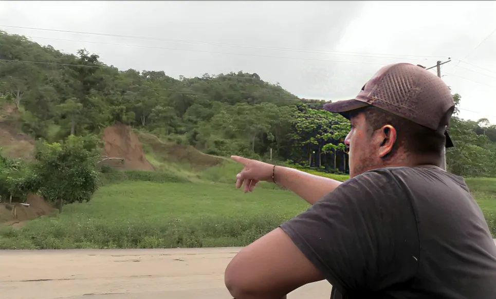 deslizamientos e inundaciones en cerro Las Guaijas
