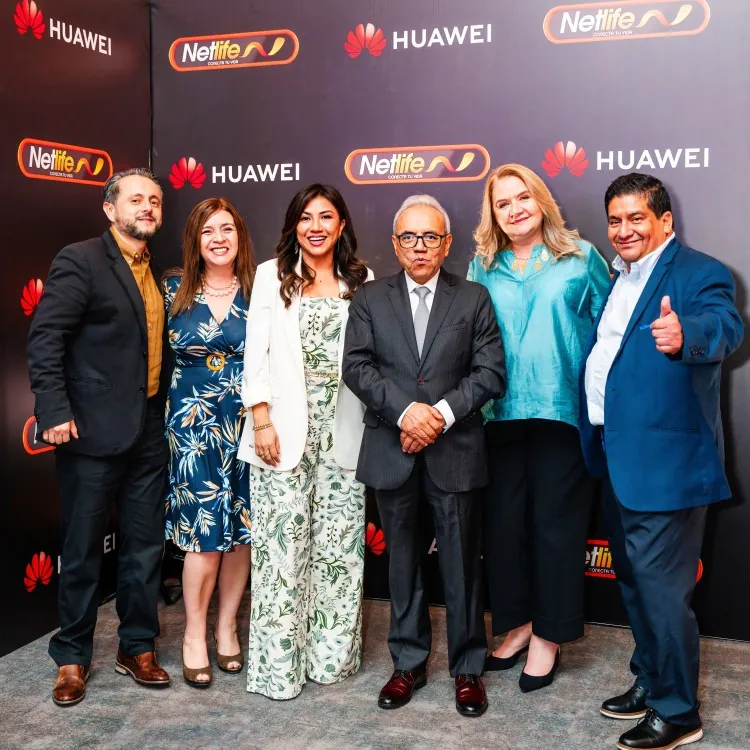 Netlife y Huawei