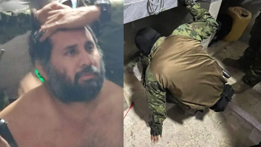 Alias Fito tras su captura en Manabí, 25 de junio de 2025