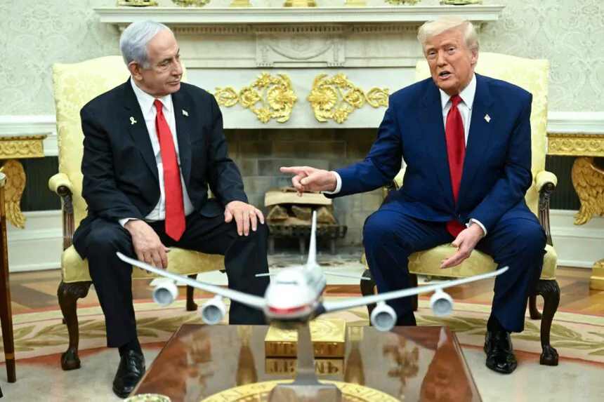 Netanyahu discutió tregua con Trump en Washington