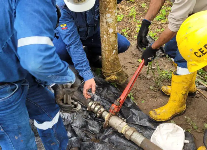 Derrame de petróleo en Napo entre Cuyuja y Papallacta, registrado el 3 de julio de 2025