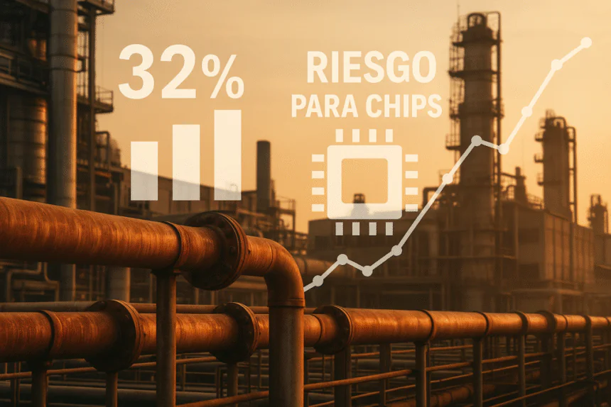 Procesamiento de chips y placas electrónicas